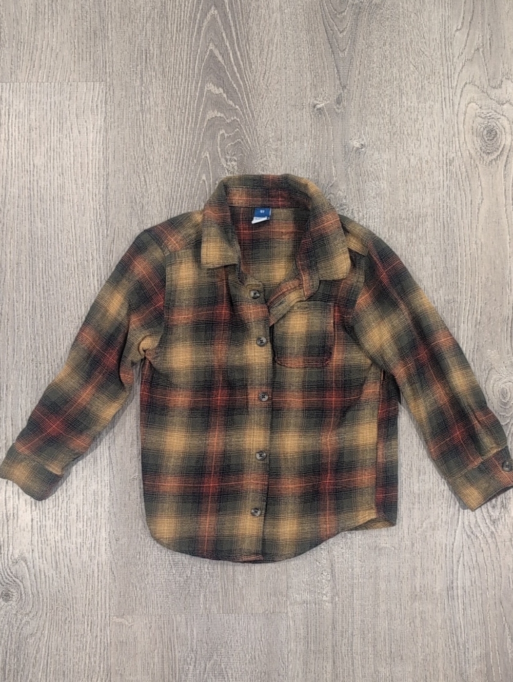3/$8 Boys Flannel